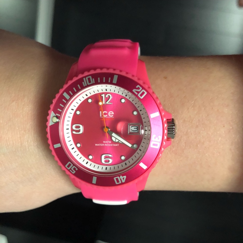 Authentic hot pink ICE WATCH